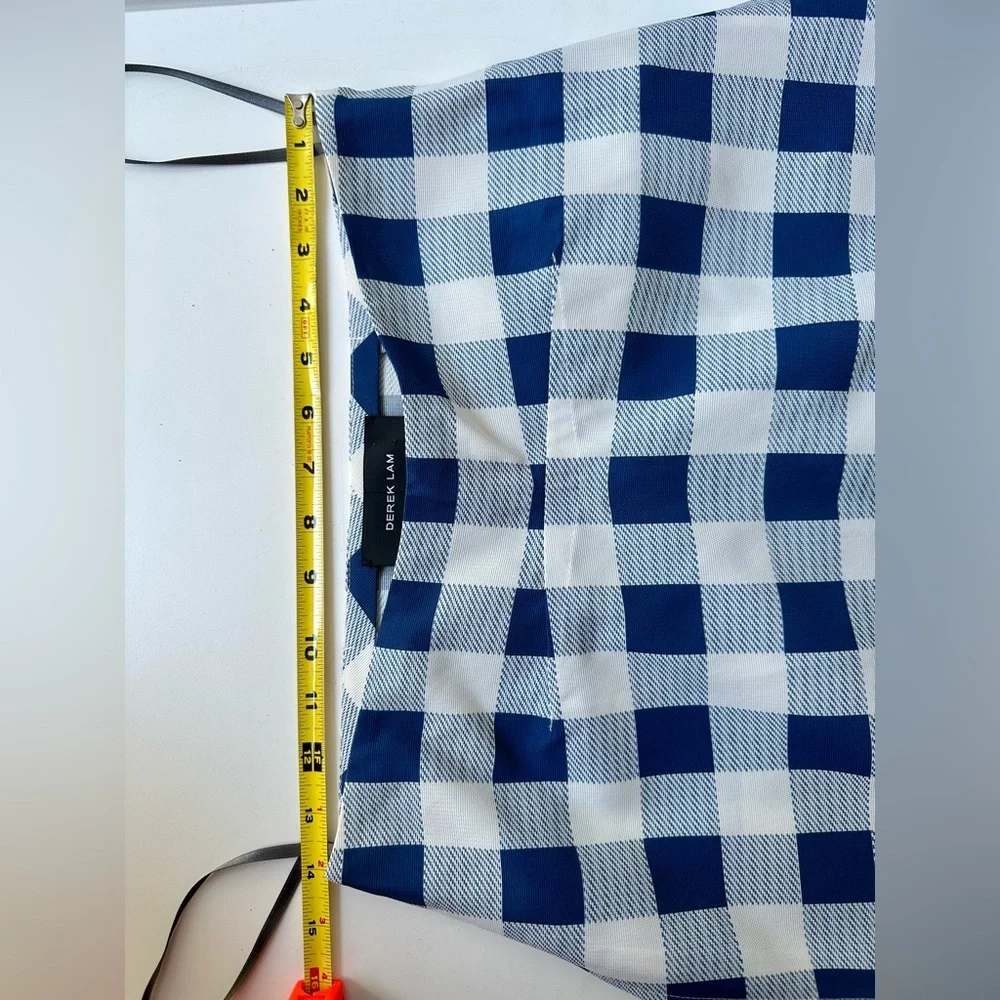 DEREK LAM Gingham Skirt, size 4